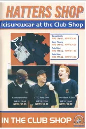 Marvin Johnson, Phil Gray and Gary Doherty sharing a joke about the amazing club shop discounts - 99:00 programme feature