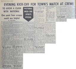 Match Report Port Vale h 66-67