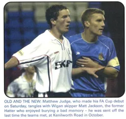 Matthew Judge plays against Matt Jackson 02-03 programme feature