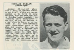 Mick Cullen Luton News Handbook 1950-51