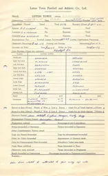 Middlesborough H 27.9.1961 Match Paperwork & Correspondence