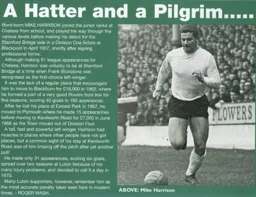 Mike Harrison, A Hatter and a Pilgrim - 96-97 programme feature