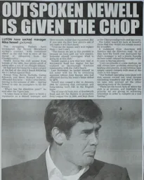 Newell Given the Chop