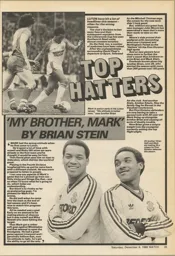 Oh Brother! Brian And Mark Stein Dec 1986