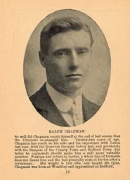 Ralph Chapman Luton News Handbook 1910-11