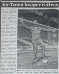 Ron Baynham Retires From Job 1991