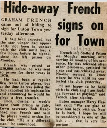 Hideaway French Returns Sep 1972