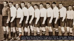 Luton 1932 33 Team