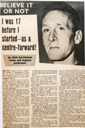 Ron Baynham Article 1959 60