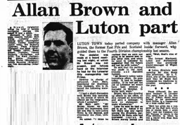 Allan Brown Leaves December 1968