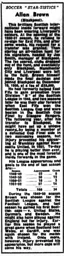 Allan Brown Star-tistics Liverpool Echo 1952