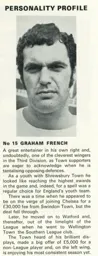 Graham French Personality Profile 1969