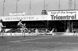 Jimmy Husband gets his head to the ball