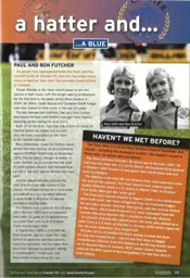 Paul and Ron Futcher played for both Luton and Chester 2013/14 Programme Article
