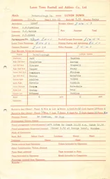 Peterborough United A 2.11.1963 Match Paperwork & Correspondence