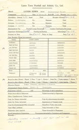 Peterborough United H 14.3.1964 Match Paperwork