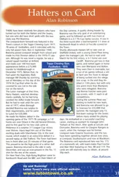 Phil Boersma card - 00:01 programme feature