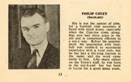 Phil Coley Luton News Handbook 1949-50