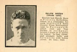Ralph Hoten Luton News Handbook 1923-24