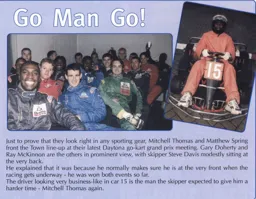 Ray MacKinnon, Matthew Spring, Mitchell Thomas, Gary Doherty and the rest of the squad, all out go karting - 98:99 programme feature