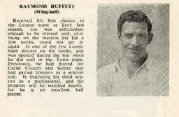 Ray Ruffett Luton News Handbook 1949-50