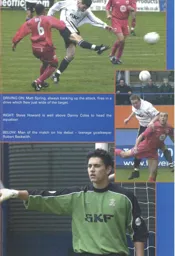 Rob Beckwith gets some game time 02-03 programme feature