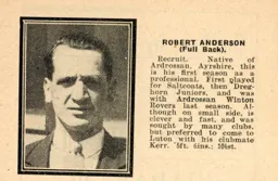 Robert Anderson Luton News Handbook 1923-24