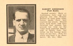 Robert Anderson Luton News Handbook 1924-25