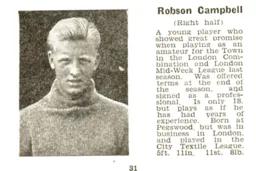 Robson Campbell Luton News Handbook 1938-39