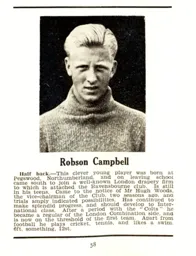 Robson Campbell Luton News Handbook 1939-40