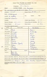 Rochdale H 10.2.1968 Match Paperwork & Correspondence