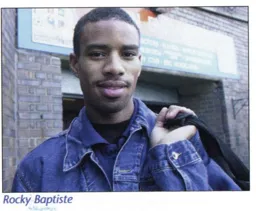 Rocky Baptiste coming out of training - 00:01 programme feature