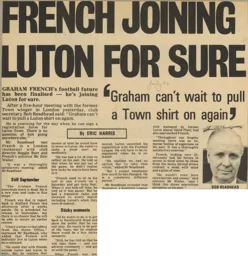 Graham French ReSigning July 1972