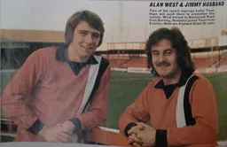 Alan West And Jimmy Husband Sign 1973