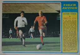 Tiger Action Luton Bristol City 1970