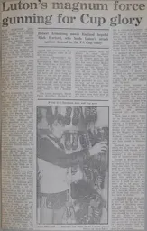 Mick Harford Interview 1986
