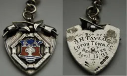Arthur H Taylor Beds County Cup Medal 1894-95
