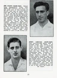 Scott Groves Luton News Handbook 1952-53