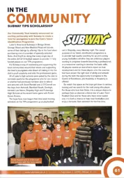 Scott Rendell and JJ O'Donnell working in the community 2012:13 Programme Article