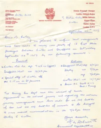 Sheffield Wednesday A 29.9.1959 Rail Travel Arrangements