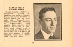 Sid Hoar Luton News Handbook 1924-25