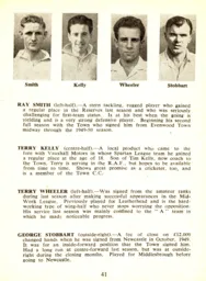 Smith Kelly Wheeler Stobbart Luton News Handbook 1951-52