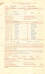 Southampton A 22.4.1961 Match Paperwork & Correspondence