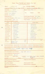 Southampton A 3.2.1962 Match Paperwork & Correspondence