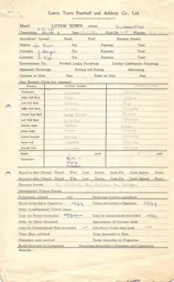 Southampton H 18.2.1959 Match Paperwork & Correspondence