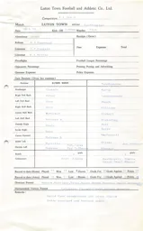 Southampton H 22.4.1978 Match Paperwork