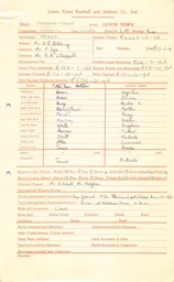 Spurs A 2.4.1960 Match Paperwork & Corrsepondence