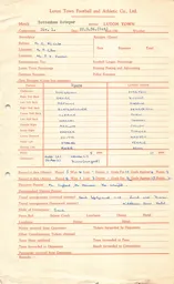 Spurs A 22.9.1956 Match Paperwork & Correspondence