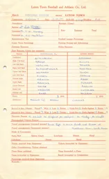 Spurs A 23.11.1957 Match Paperwork & Correspondence