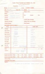 Spurs A 24.9.1977 Match Paperwork